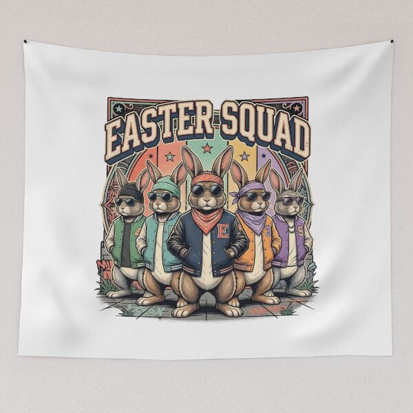 Item preview, Easter Squad Streetwear Shirt – Retro Bunny Team Graphic designed and sold by relso.