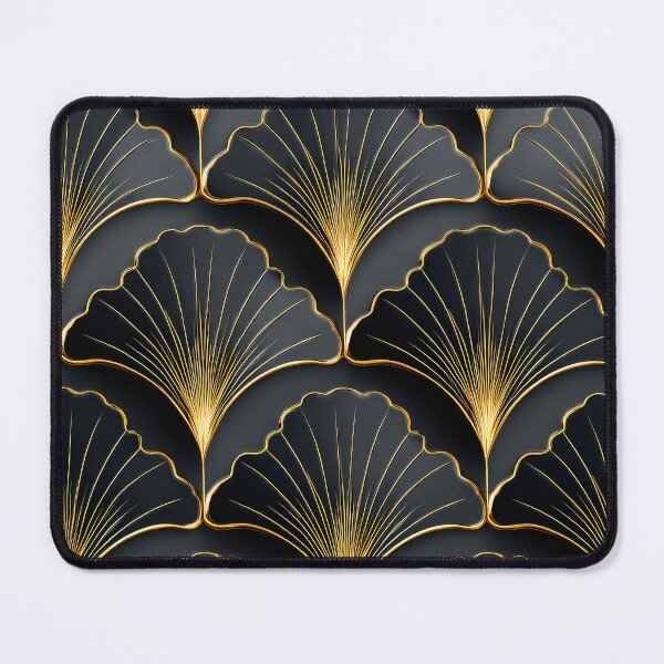 Item preview, Art Deco Sophisticated Black-Gray And Golden Pattern  designed and sold by DEC02.