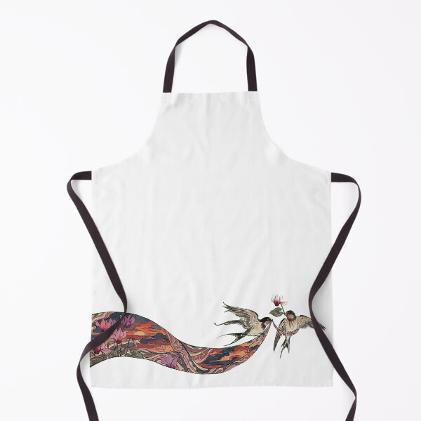 Item preview, Two Swallows Beneath the Cyclamen Sunset designed and sold by CalyCollab.