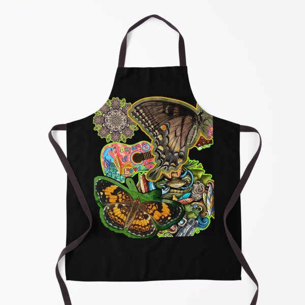 Item preview, Electric Hippy Butterfly // Neon Psychedelia Streetwear Design designed and sold by EarthArtDesigns.