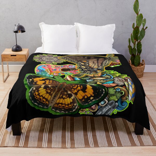 Item preview, Electric Hippy Butterfly // Neon Psychedelia Streetwear Design designed and sold by EarthArtDesigns.