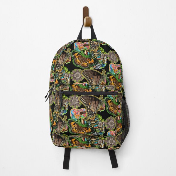 Item preview, Electric Hippy Butterfly // Neon Psychedelia Streetwear Design designed and sold by EarthArtDesigns.