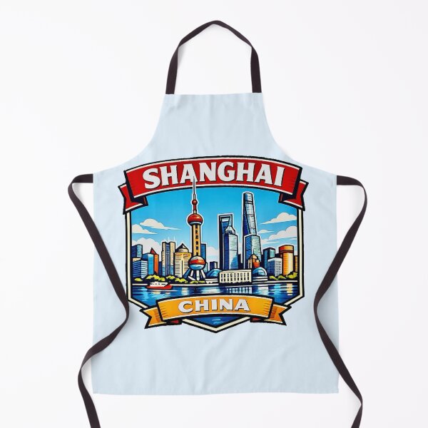 Item preview, Shanghai, China Skyline designed and sold by Myra365Art.