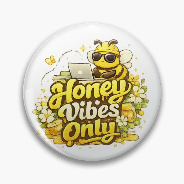 Item preview, Honey Vibes Only - Work glass designed and sold by Beetobuzz.