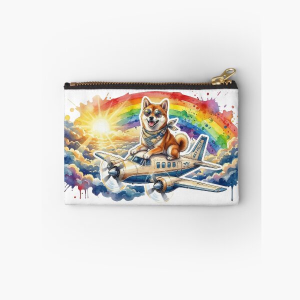 Item preview, Rainbow Sky Adventure Shiba Inu designed and sold by ShibaSmileClub.