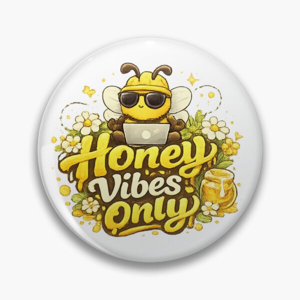 Item preview, Honey Vibes Only - Work glass and honey designed and sold by Beetobuzz.