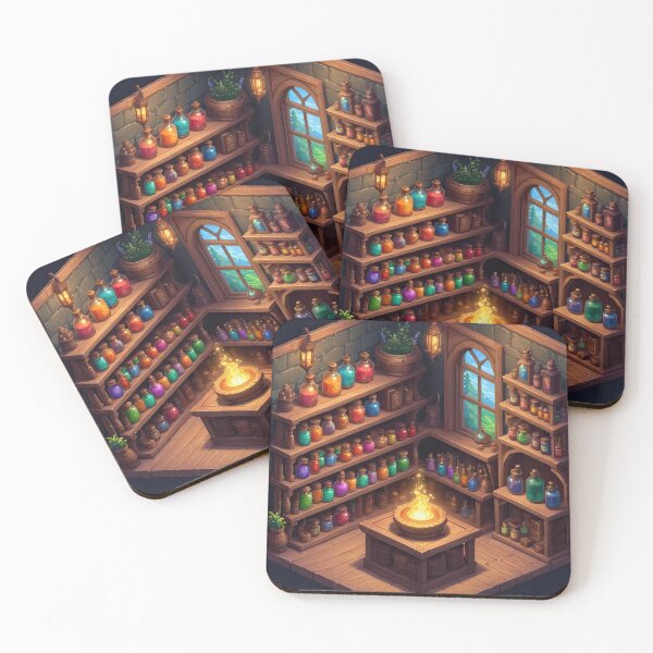 Item preview, Pixel Art Isometric Potion Shop designed and sold by ChickpeaStudios.