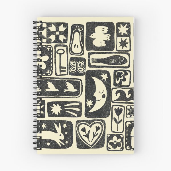 Item preview, Patchwork Of Home Linocut designed and sold by KitschByKate.