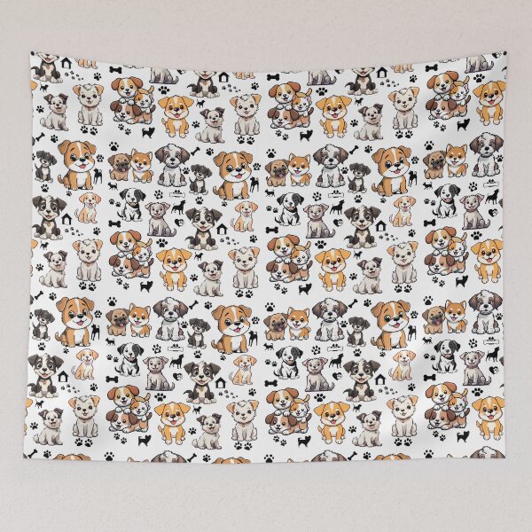 Item preview, Dog Pattern | Dogs Seamless Pattern | Puppy Lover Gift | Pet Lover Aesthetic designed and sold by Noble-Piece.