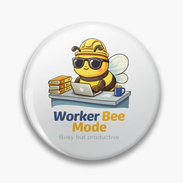 Item preview, Worker Bee Mode - Buzy but productive  designed and sold by Beetobuzz.