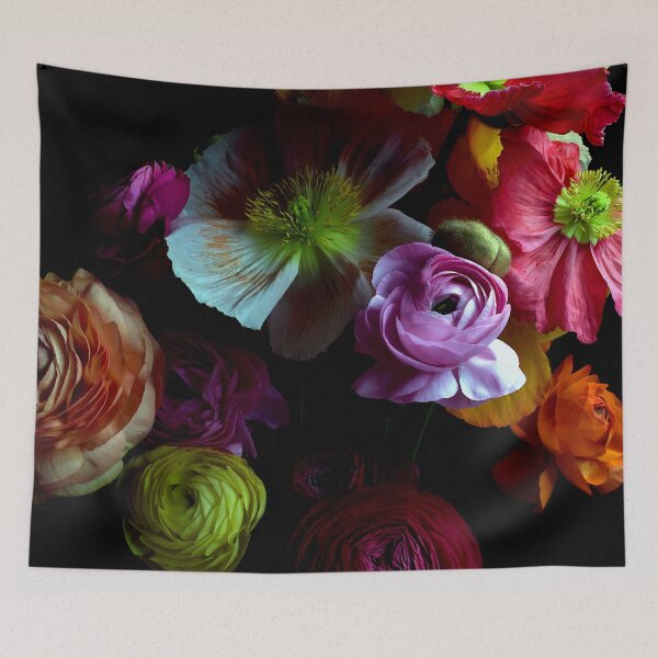 Item preview, Ranunculus and Poppy Flowers designed and sold by therandomimage2.