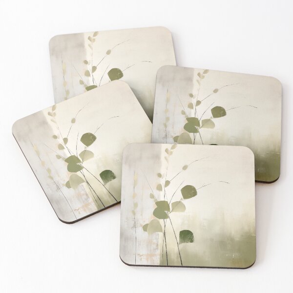 Item preview, Wabi sabi and japandi inspired detailed minimalist herbs in spring sage designed and sold by filigreedigital.