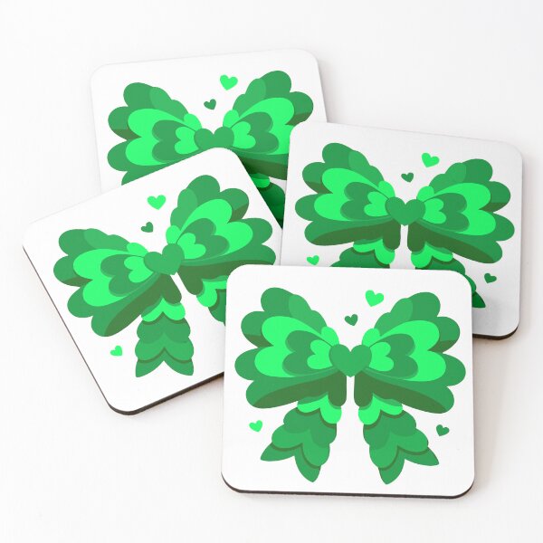 Item preview, Green Heart Bow – Cute Shamrock Style St Patrick’s Day Ribbon Design designed and sold by OmCollections.