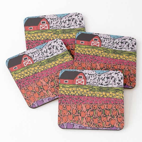 Item preview, Tulip Festival Oil Pastel designed and sold by KitschByKate.