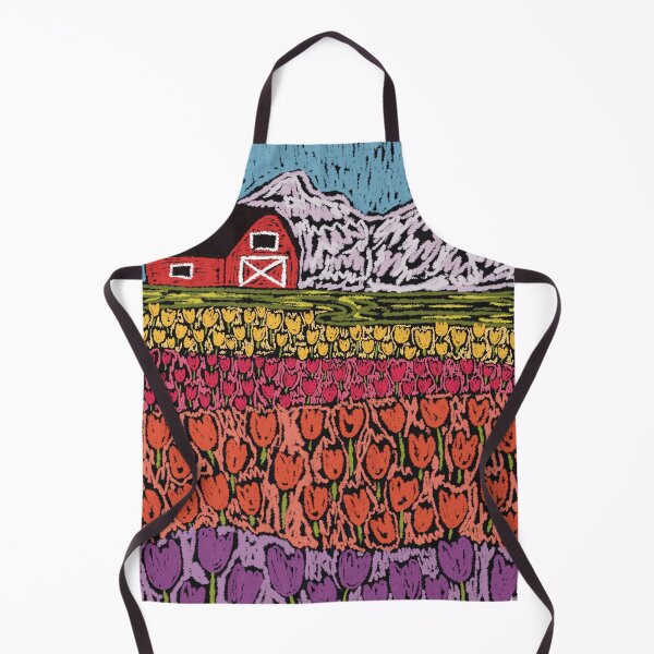Item preview, Tulip Festival Oil Pastel designed and sold by KitschByKate.