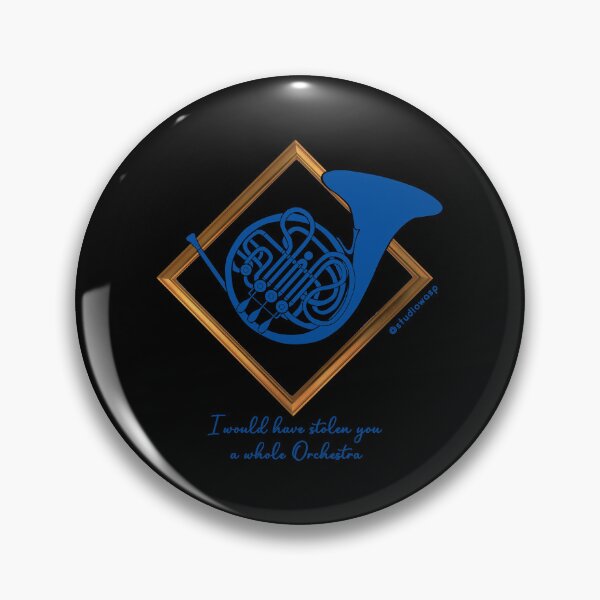 Item preview, Blue French Horn - HIMYM designed and sold by Studio-Wasp.