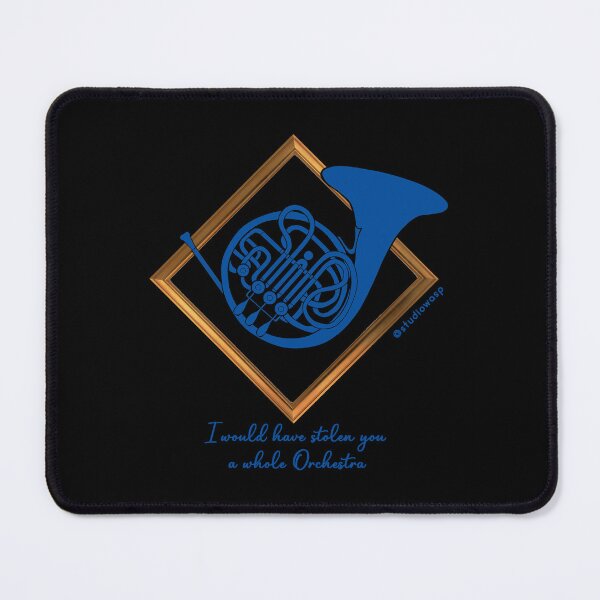 Item preview, Blue French Horn - HIMYM designed and sold by Studio-Wasp.