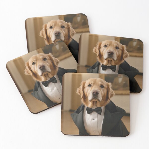 Item preview, Tuxedo Golden Retriever designed and sold by ChickpeaStudios.