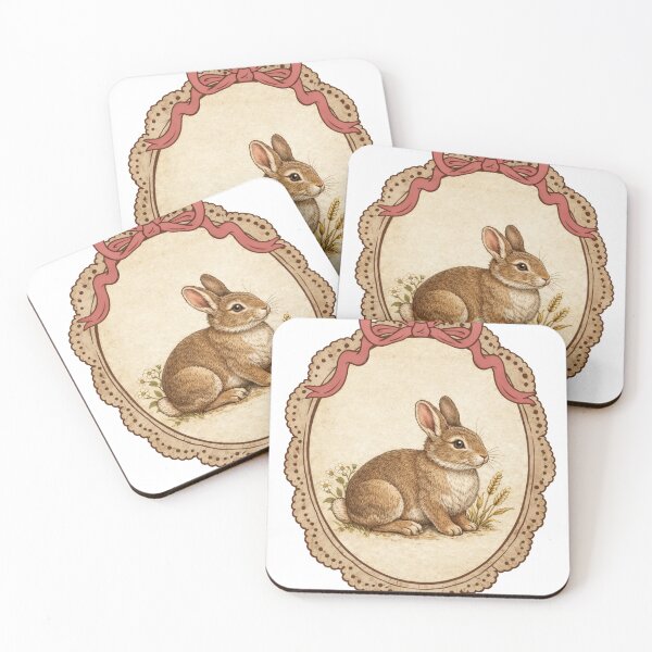 Item preview, Coquette Vintage Bunny Cute Easter Day designed and sold by will freed18.