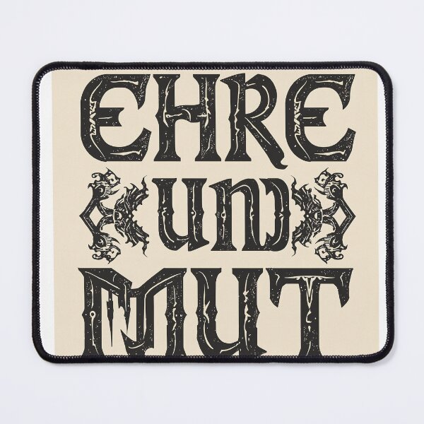 Item preview, Ehre und Mut - German Warrior Motto designed and sold by Everdreeam.