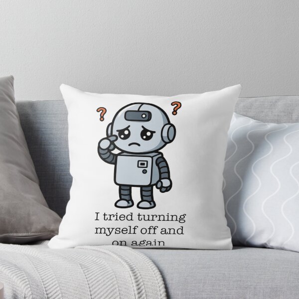 Item preview, sad robot  designed and sold by doodlesandsip.