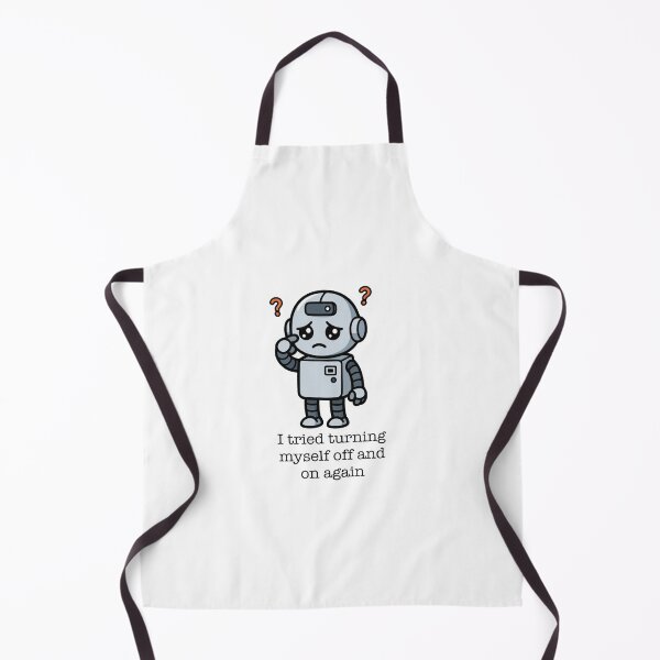 Item preview, sad robot designed and sold by doodlesandsip.