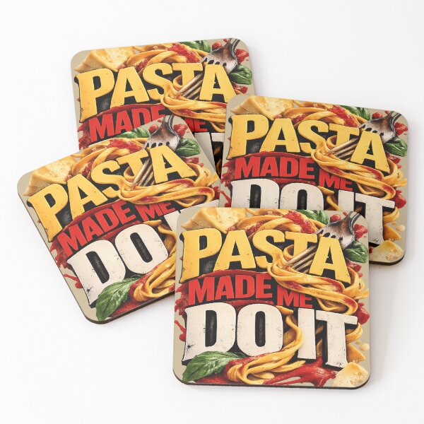 Item preview, PASTA MADE ME DO IT Funny Pasta Lover Shirt designed and sold by POD DYNASTY.