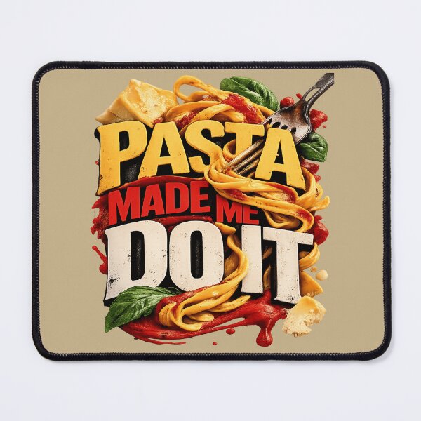 Item preview, PASTA MADE ME DO IT Funny Pasta Lover Shirt designed and sold by POD DYNASTY.