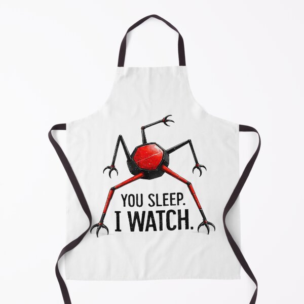 Item preview, You Sleep I Watch Creepy Robot Dystopian Sci-Fi Horror designed and sold by Ali-printshop.