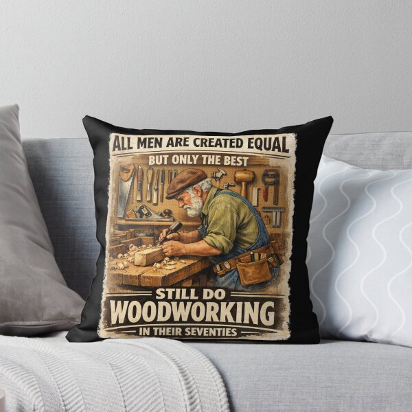 Item preview, All Men are Created Equal But Woodworking in Their Seventies designed and sold by faridman.