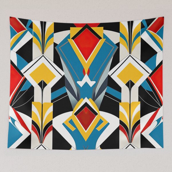 Item preview, Art Deco Geometric Colorful Vibrant Ornate Glitzy Pattern designed and sold by DEC02.