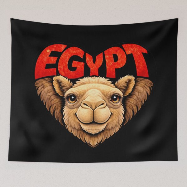 Item preview, Egypt - Camel Heart Shape designed and sold by Myra365Art.