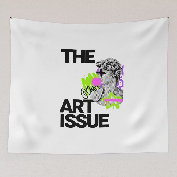 Item preview, David Statue Graffiti Pop Art – Neon Street Aesthetic designed and sold by fadseries.