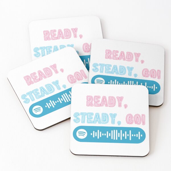 Item preview, Ready, Steady, Go! Spotify Code Harry Styles KATTDO designed and sold by RebelAtHeartDesigns.