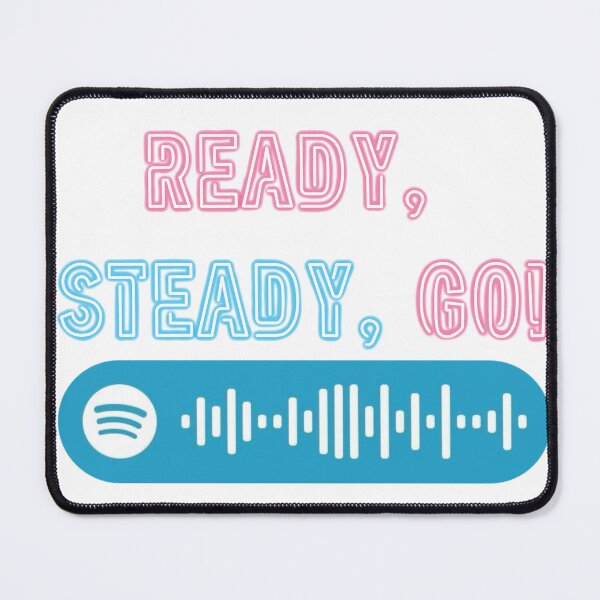 Item preview, Ready, Steady, Go! Spotify Code Harry Styles KATTDO designed and sold by RebelAtHeartDesigns.