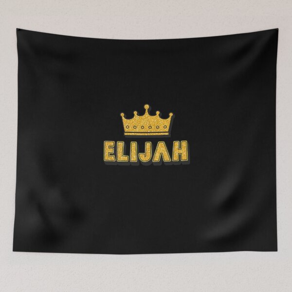 Item preview, Elijah Personalized Name With Crown - Cool & Funny Custom Gift for Men and Boys designed and sold by Oussinc.