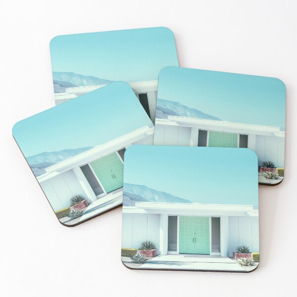 Item preview, Palm springs green door - Dreamy art designed and sold by Artixshopy98.