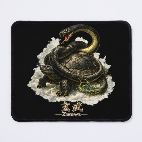 Item preview, Xuanwu Black Tortoise Chinese Mythical Guardian designed and sold by ChineseMystical.