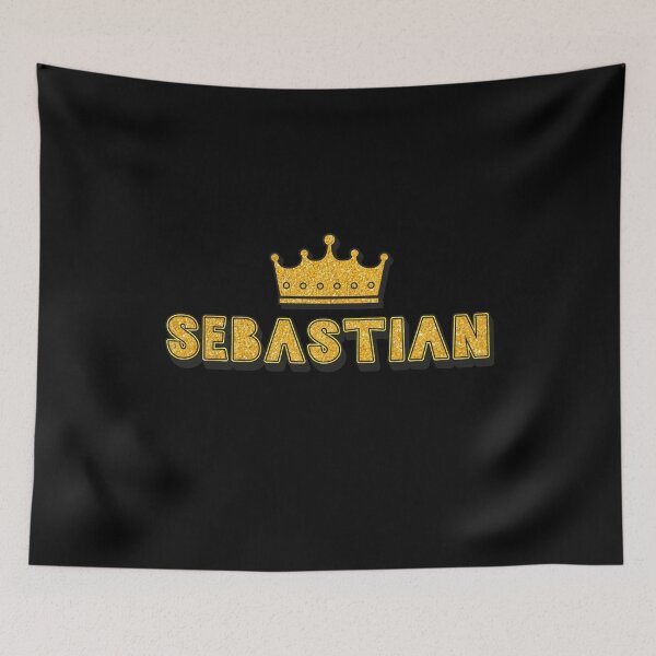 Item preview, Sebastian Personalized Name With Crown - Cool & Funny Custom Gift for Men and Boys designed and sold by Oussinc.