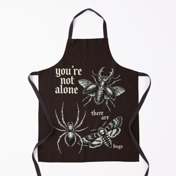 Item preview, You're Not Alone There are Bugs Creepy Insect Humor Art designed and sold by faridman.