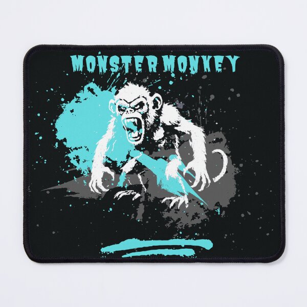 Item preview, Monster Monkey - Turquoise Streetwear Urban Design designed and sold by brayan005.