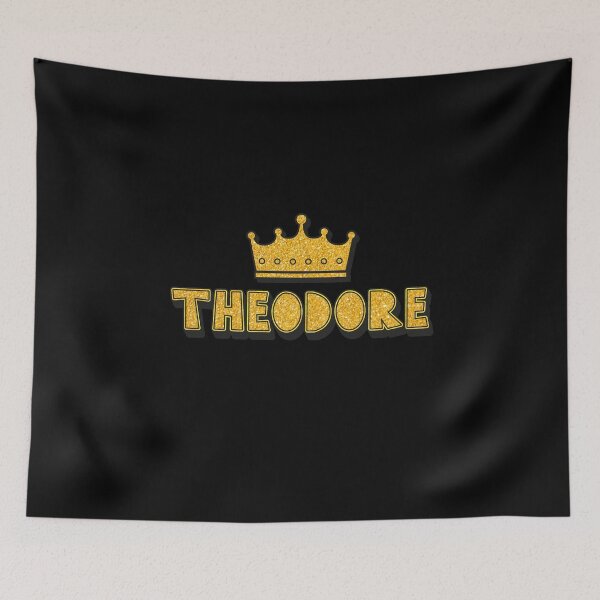 Item preview, Theodore Personalized Name With Crown - Cool & Funny Custom Gift for Men and Boys designed and sold by Oussinc.