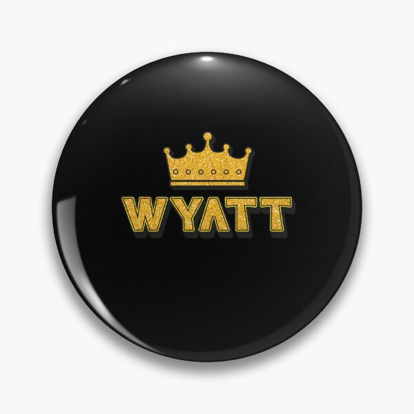 Item preview, Wyatt Personalized Name With Crown - Cool & Funny Custom Gift for Men and Boys designed and sold by Oussinc.
