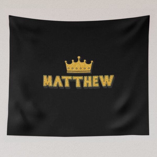 Item preview, Matthew Personalized Name With Crown - Cool & Funny Custom Gift for Men and Boys designed and sold by Oussinc.