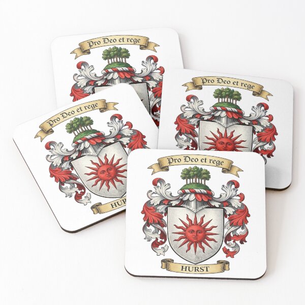 Item preview, The Hurst Family Coat of Arms designed and sold by BagTown Clans.