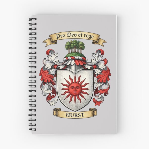 Item preview, The Hurst Family Coat of Arms designed and sold by BagTown Clans.