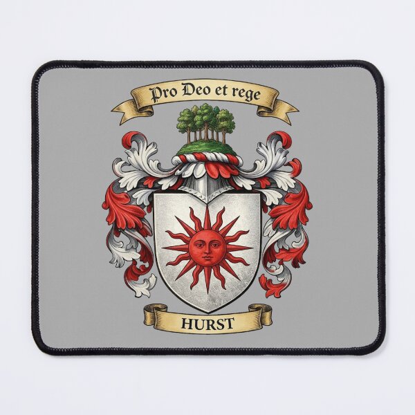 Item preview, The Hurst Family Coat of Arms designed and sold by BagTown Clans.