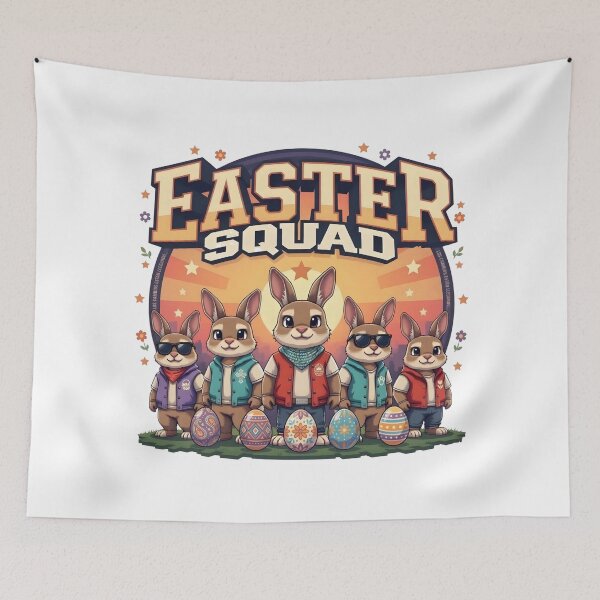 Item preview, Easter Squad Bunny Shirt – Cool Rabbit Team Retro Design designed and sold by relso.