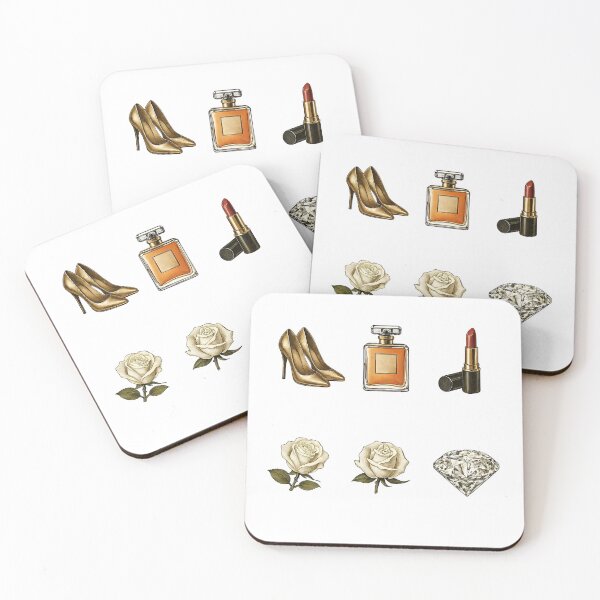 Item preview, A collection of luxury beauty items on transparent background designed and sold by Creative88Art.