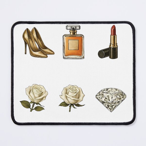Item preview, A collection of luxury beauty items on transparent background designed and sold by Creative88Art.